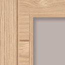 Palomino Oak Clear Glazed Internal Door