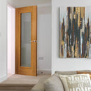 Palomino Oak Clear Glazed Internal Door