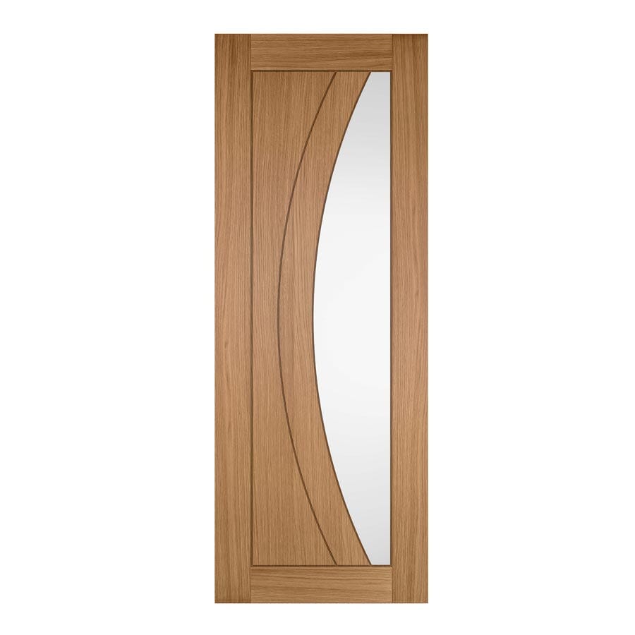 Sicily Oak Clear Glazed Pre-Finished Internal Door