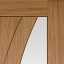 Sicily Oak Clear Glazed Pre-Finished Internal Door
