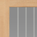 Thames Oak 1 Light Oak Unfinished Internal Door