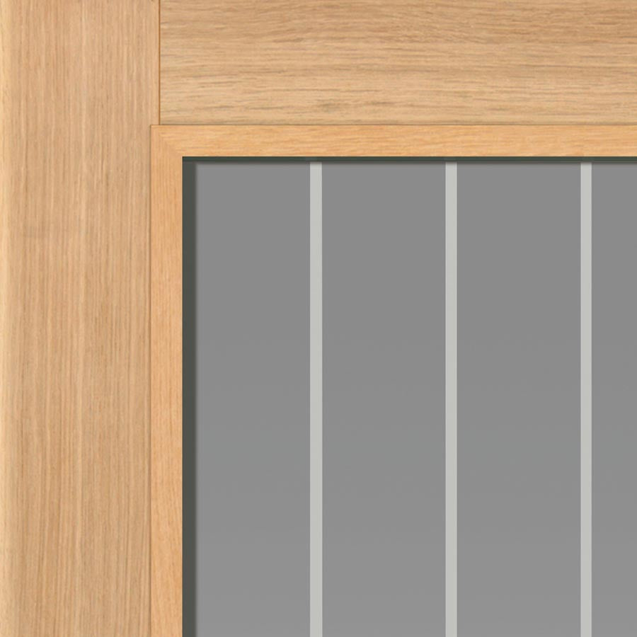 Thames Oak 1 Light Glazed Internal Fire Door