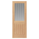 Thames Oak Half Light Glazed Unfinished Internal Door