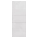 4 Line Horizontal White Internal Door