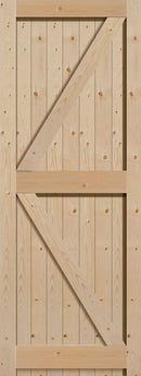 Framed Ledged and Braced Boarded External Door