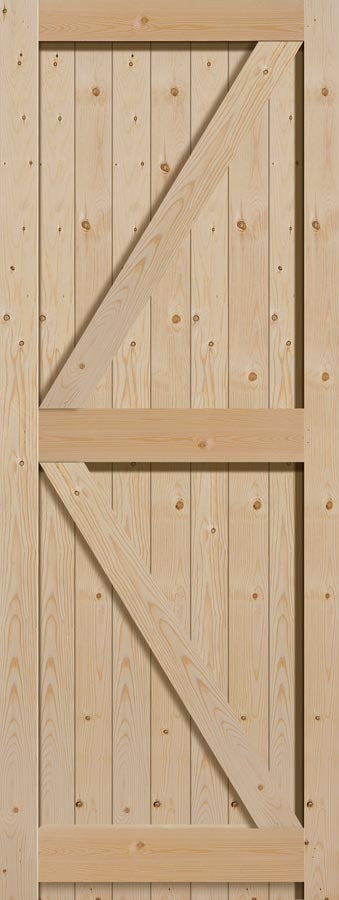 Framed Ledged and Braced Boarded External Door