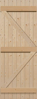 Ledged and Braced Boarded Door
