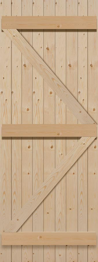 Ledged and Braced Boarded Door