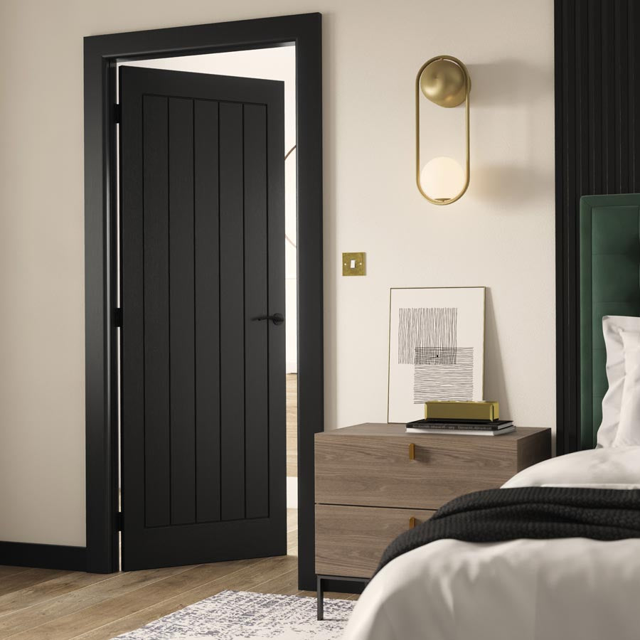Cottage Black Internal Door