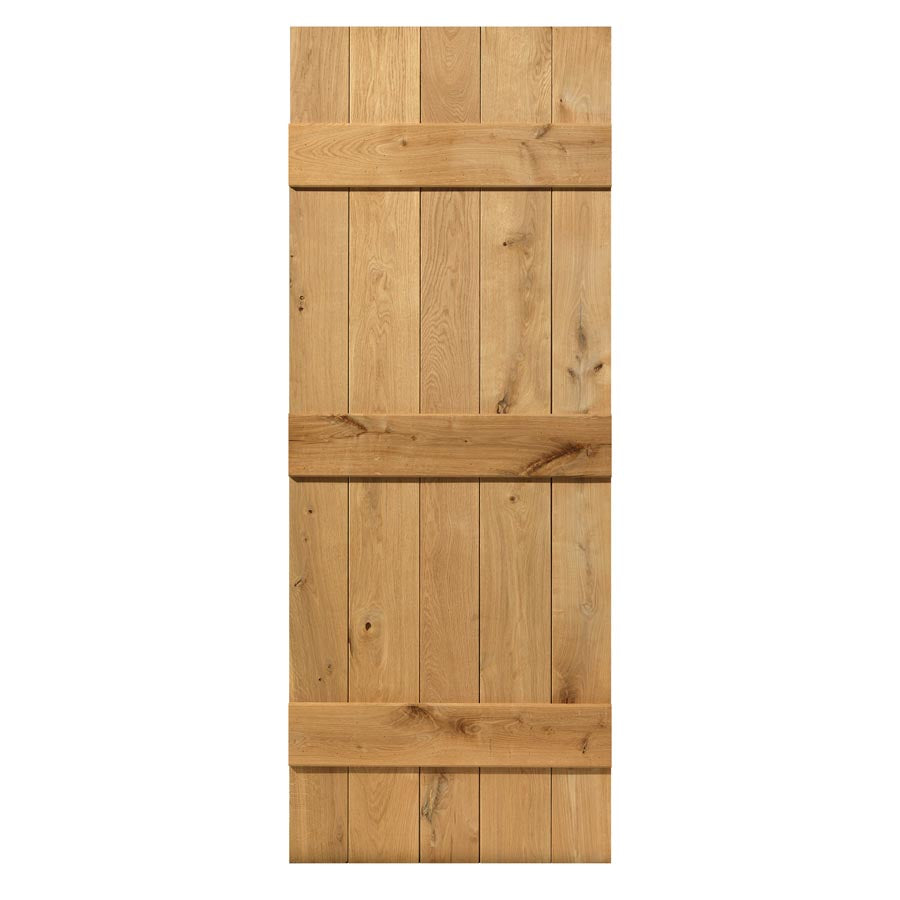 Rustic Oak Ledged Internal Door