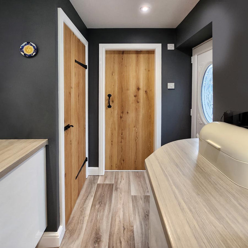 Rustic Oak Ledged Internal Door