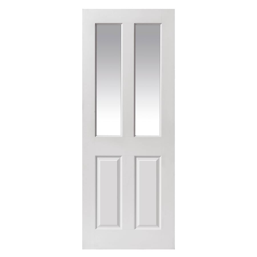 Canterbury 2 Light White Glazed Internal Door
