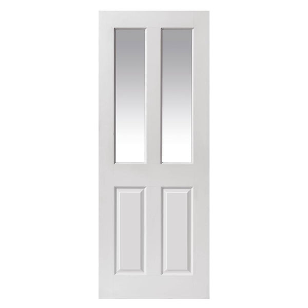 Canterbury 2 Light White Glazed Internal Door