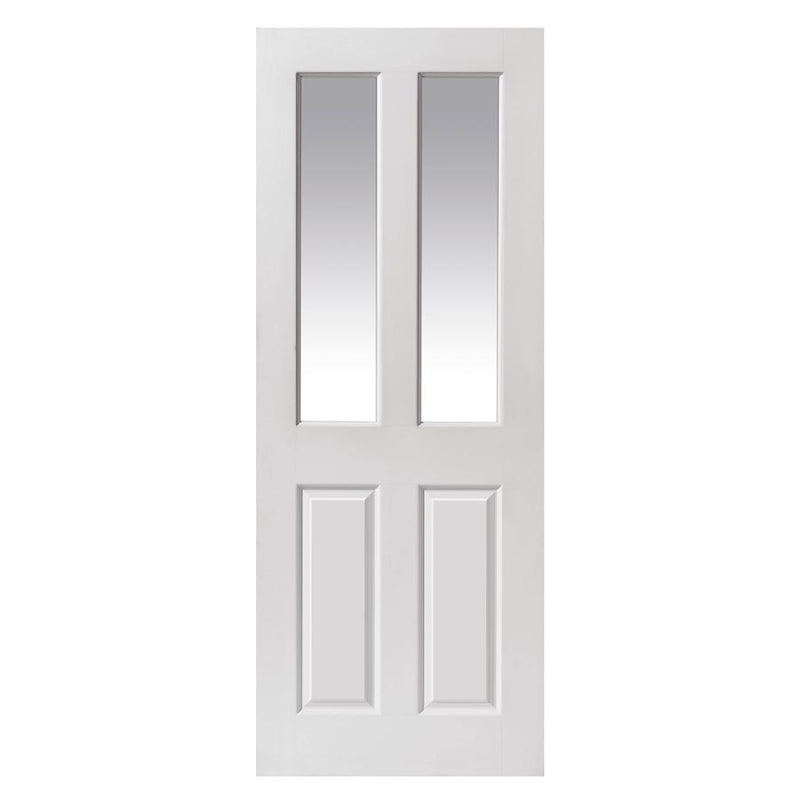 Canterbury 2 Light White Glazed Internal Door