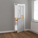 Canterbury 2 Light White Glazed Internal Door