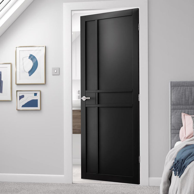 City Black Internal Door