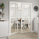 City White Clear Glazed Internal Door