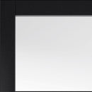 Metro Black Clear Glass Internal Door