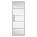 Metro White Clear Glazed Internal Door