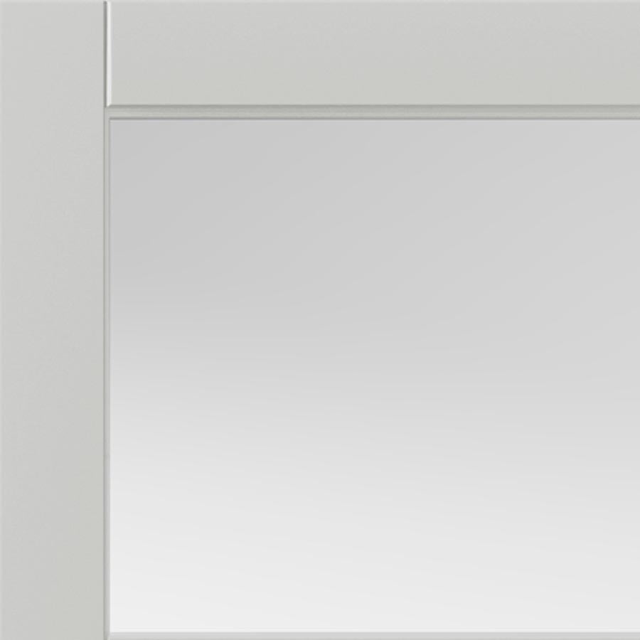 Metro White Clear Glazed Internal Door