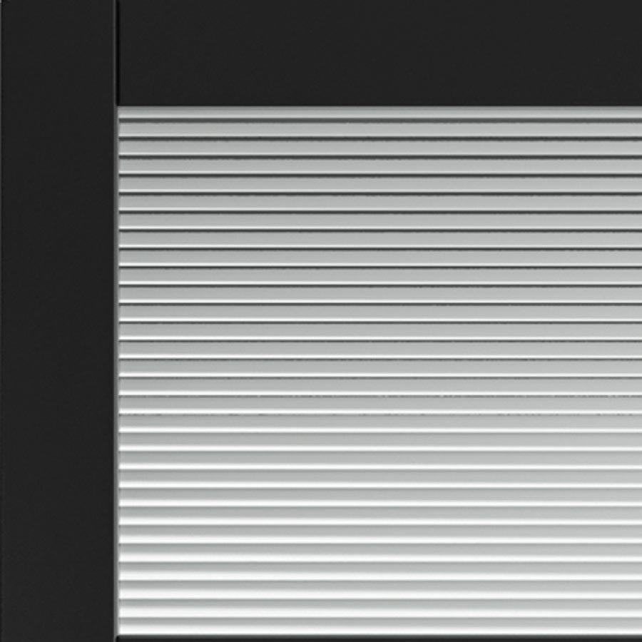 Metro Black Reeded Glass Internal Door