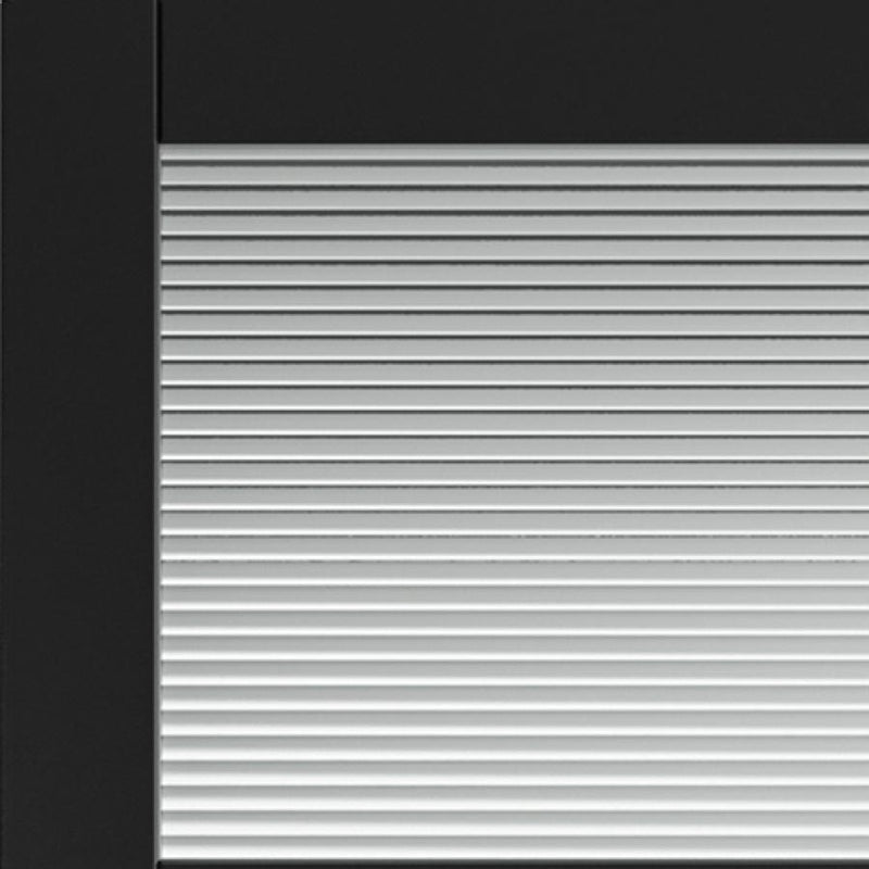 Metro Black Reeded Glass Internal Door