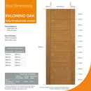 Palomino Oak Pre-Finished Internal Fire Door