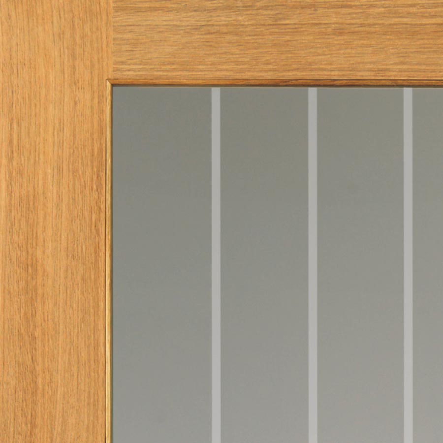 Thames Oak 1 Light Pre-Finished Internal Door