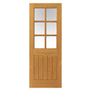 Thames Oak 6 Light Pre-Finished Internal Door