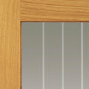 Thames Oak Half Light Glazed Pre-Finished Internal Door
