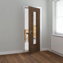 Tigris Walnut Slim Glazed Internal Door