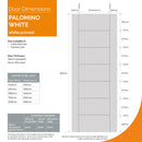 Palomino White Primed Internal Door