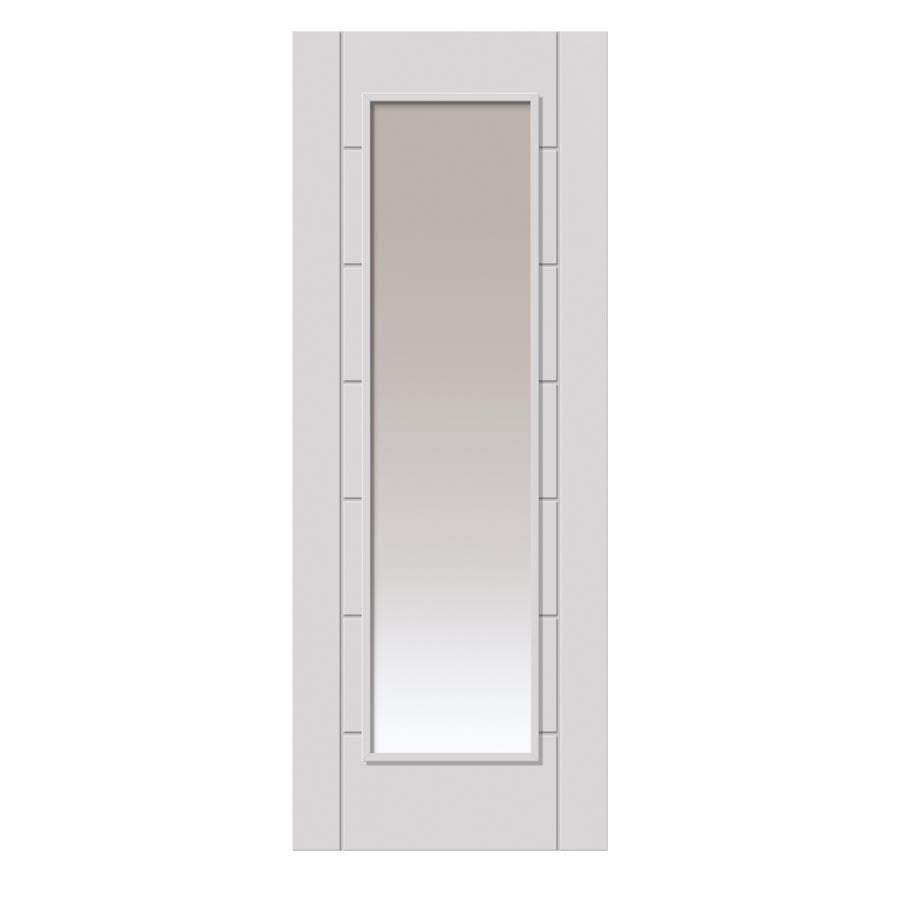 Palomino White Primed Clear Glazed Internal Door