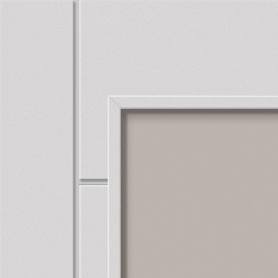Palomino White Primed Clear Glazed Internal Door