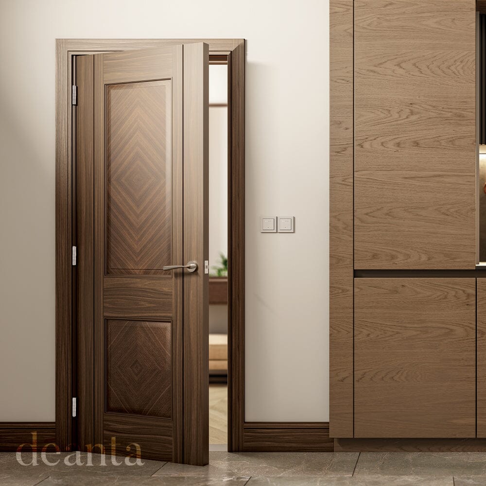 Kensington Prefinished Walnut Internal Door Internal Door Deanta 