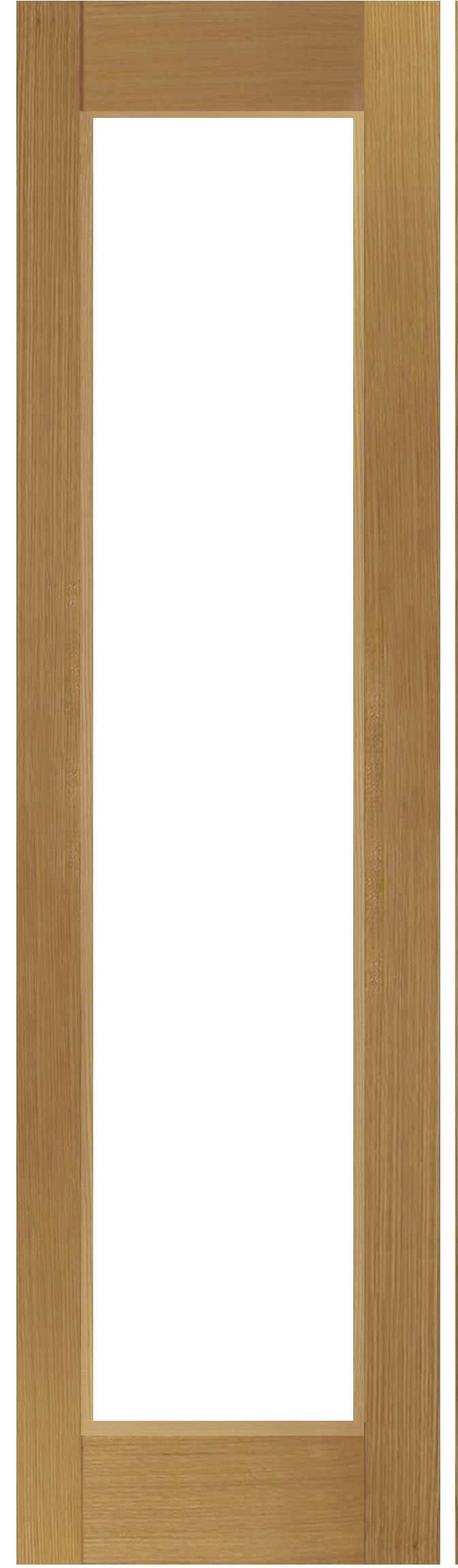 La Porte Pre-Finished Sidelight for External Oak French Doors External Sidelights XL Joinery 1953 x 590 x 44mm (23") 