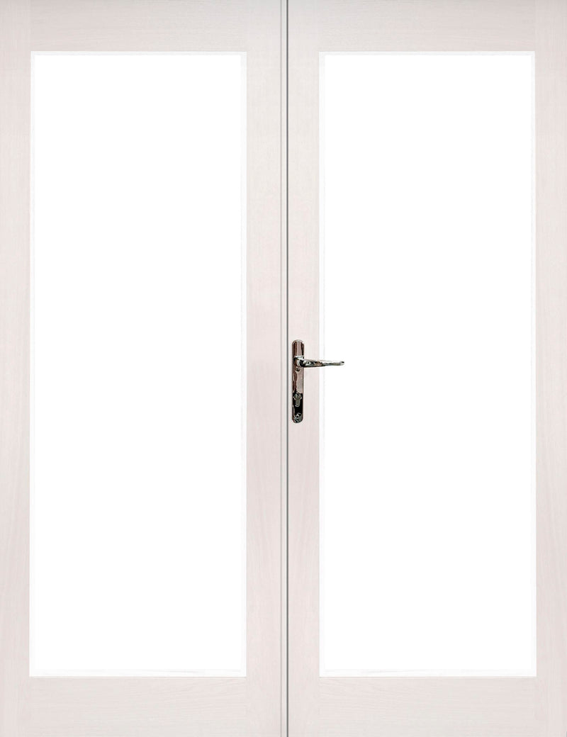 La Porte French Door in Pre-Finished External White (Chrome Hardware) External French Doors XL Joinery 1190 x 2074 x 44mm 