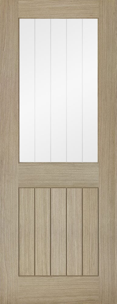 Light Grey Belize 1 Light Pre-Finished Internal Door Internal Door LPD Doors 