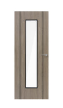 Laminate Light Grey Monaco Glazed Pre-Finished Internal Door Internal Door LPD Doors 