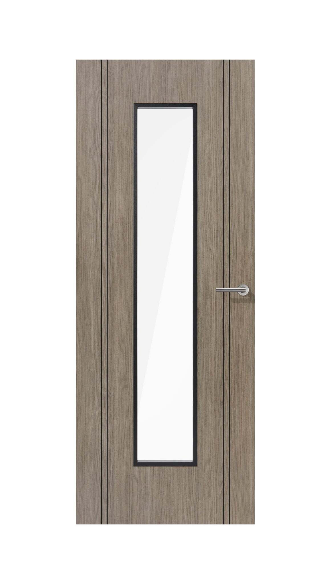 Laminate Light Grey Monaco Glazed Pre-Finished Internal Door Internal Door LPD Doors 