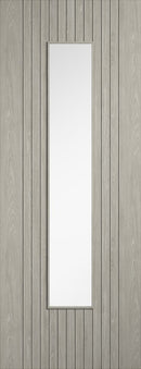 Light Grey Laminate Sydney Glazed Pre-Finished Internal Door Internal Door LPD Doors 