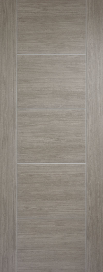 Light Grey Laminated Vancouver Pre-Finished Internal Fire Door FD30