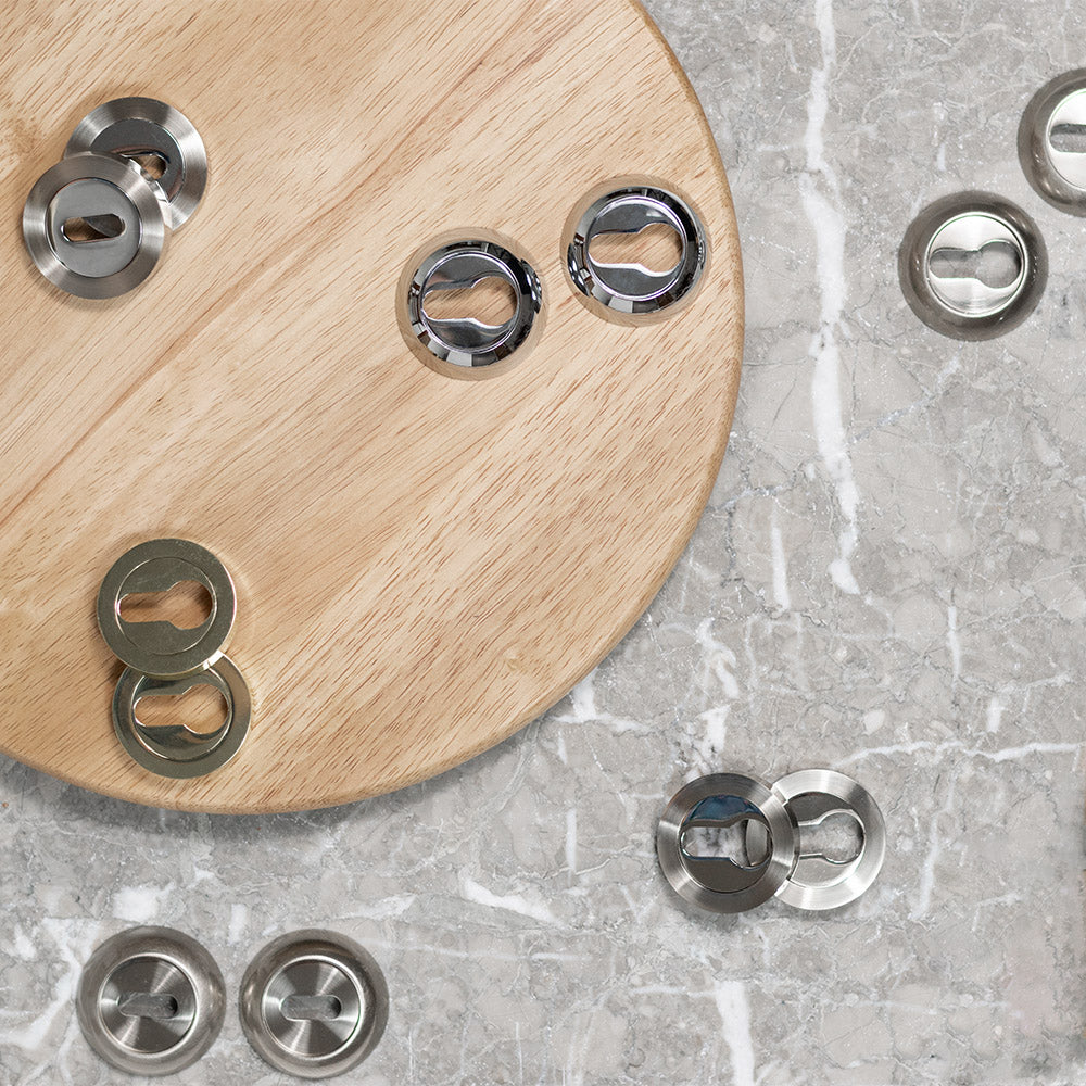 Mediterranean Euro Escutcheon Round C Rose