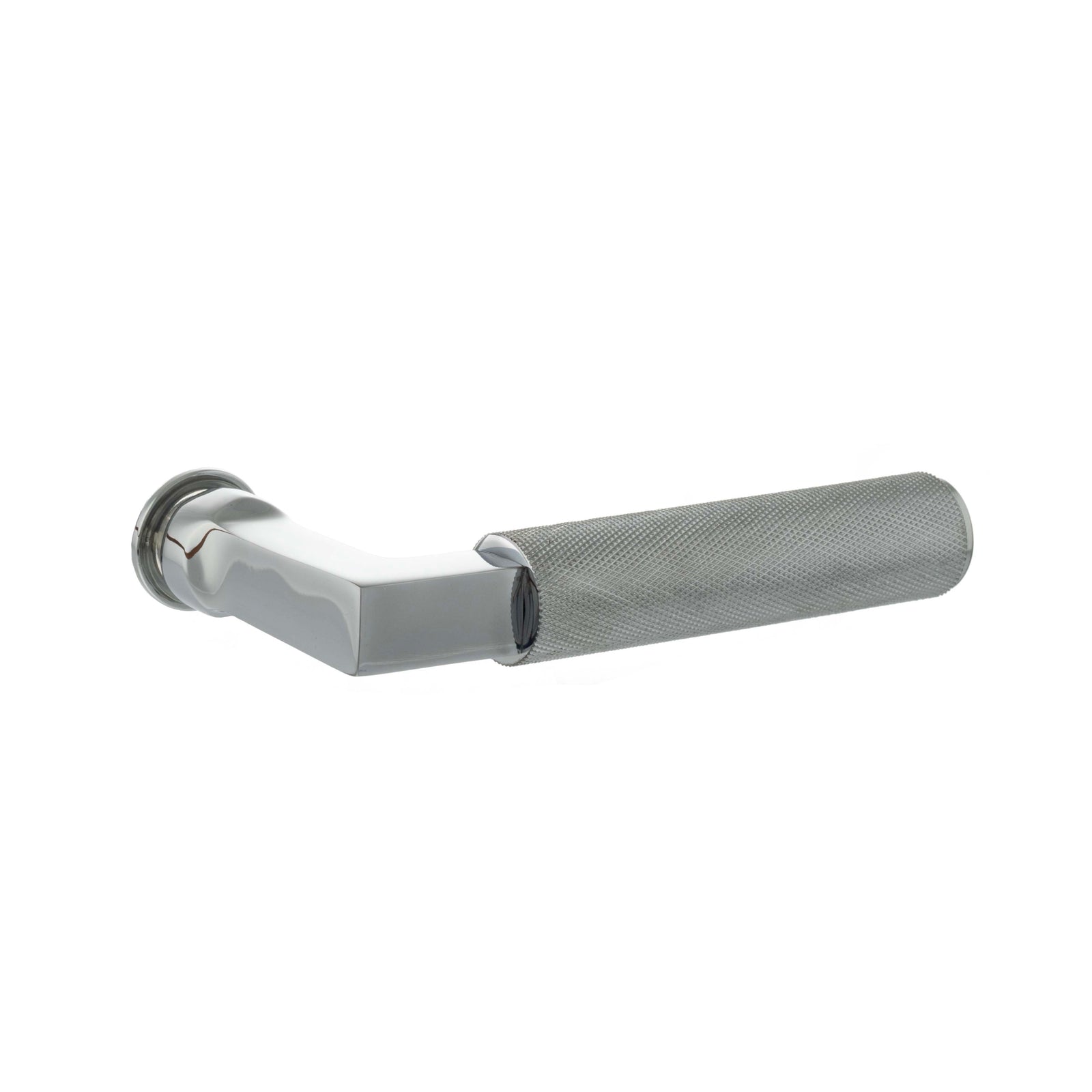 Millhouse Brass Cartwright Lever Door Handle on Concealed Round Rose