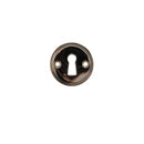 Millhouse Brass Solid Brass Open Key Hole Escutcheon Escutcheon Atlantic Pair Polished Nickel 