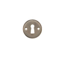 Millhouse Brass Solid Brass Open Key Hole Escutcheon Escutcheon Atlantic Pair Satin Nickel 