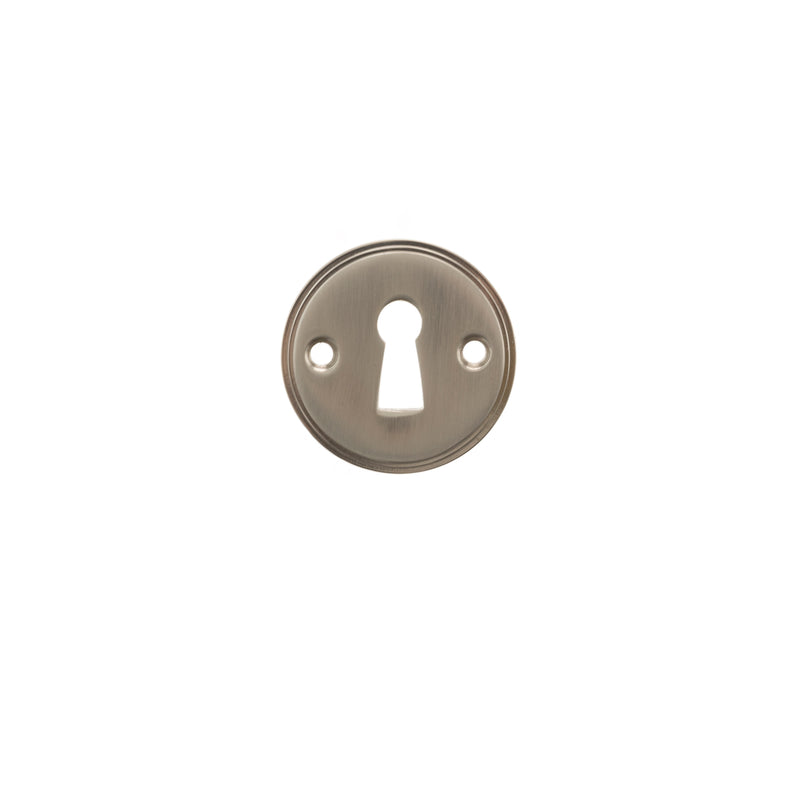 Millhouse Brass Solid Brass Open Key Hole Escutcheon