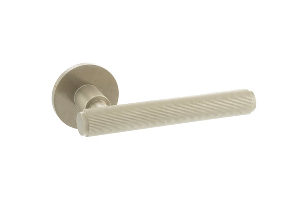 Millhouse Brass Stephenson Designer Lever 5mm Slimline Round Rose