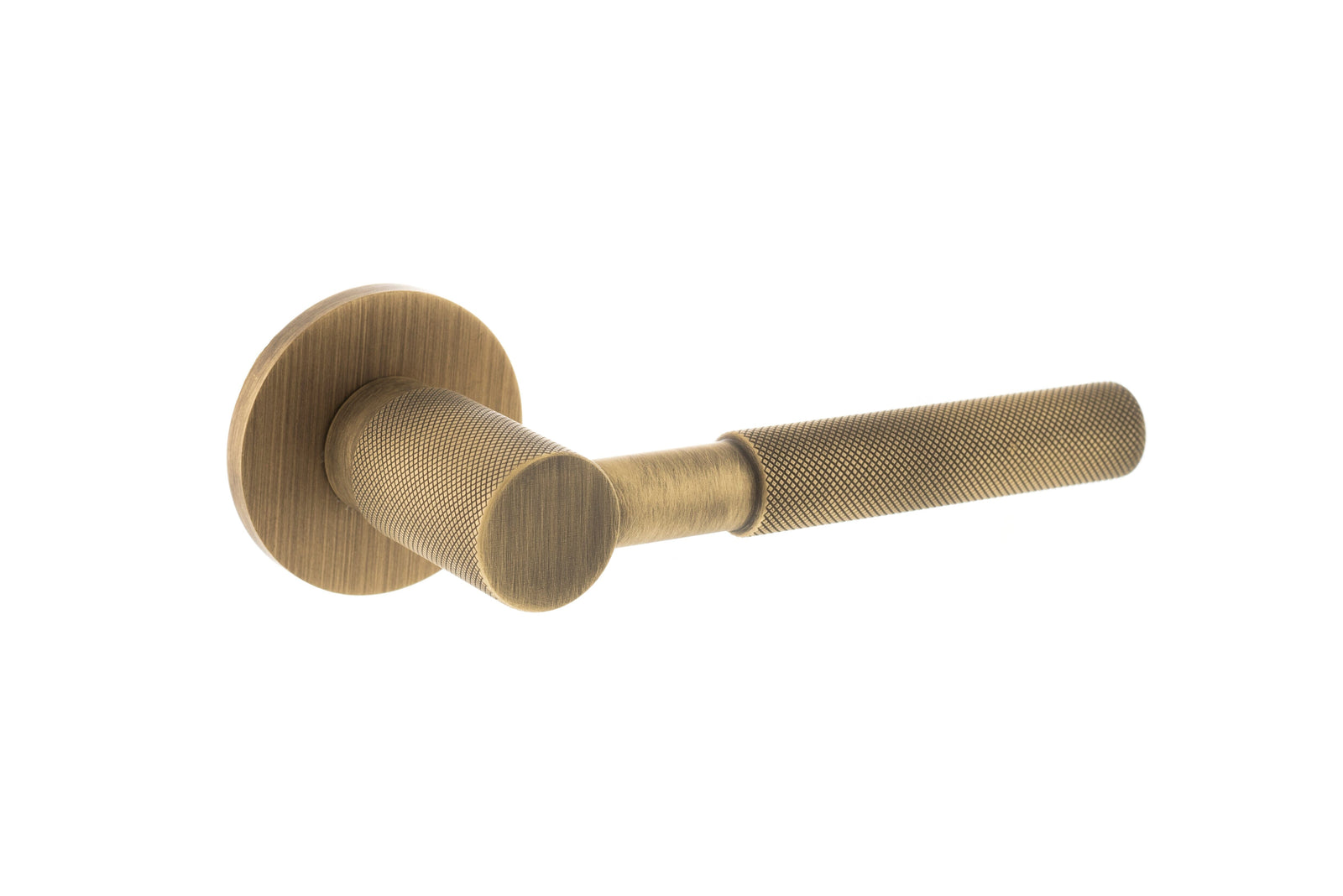 Millhouse Brass Mason Designer Lever 5mm Slimline Round Rose (Latch & Hinges Included) Designer Lever Handle Atlantic Set Yester Bronze 