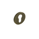 Millhouse Brass Euro Escutcheon 5mm Slimline Round Rose Escutcheon Atlantic Pair Yester Bronze 